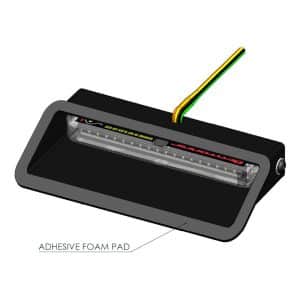 Alternative view of Feu de pare-brise US6 - Simple - 30°